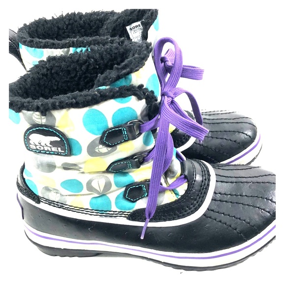 Sorel Other - Sorel girls youth snow short boots fur lined